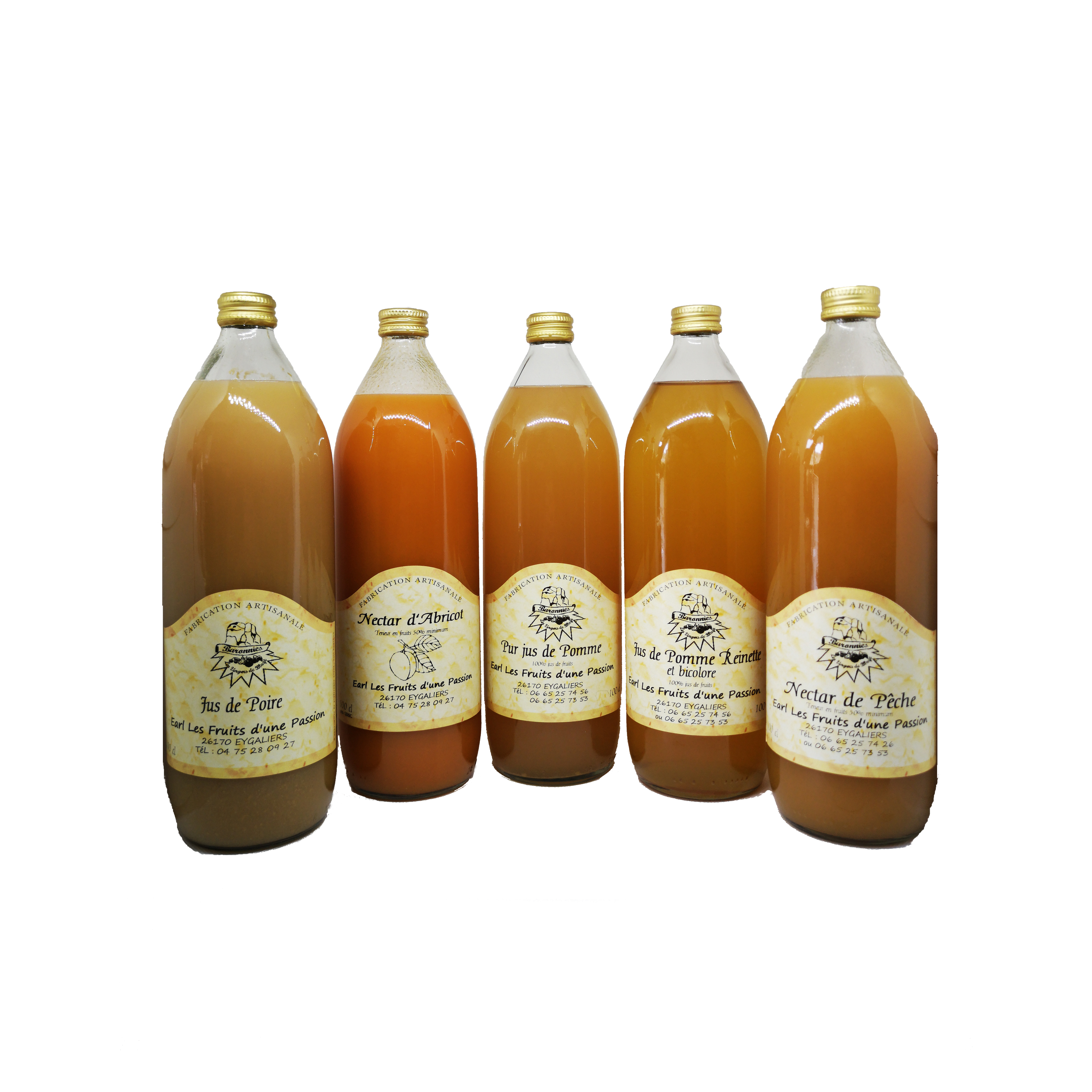 Jus de fruits naturels et bio